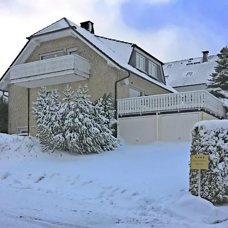 Bovenappartement In Winterberg Met Balkon En Uitzicht Over Het Bos Exterior photo