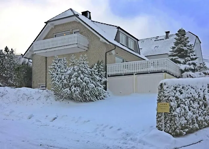 Bovenappartement In Winterberg Met Balkon En Uitzicht Over Het Bos